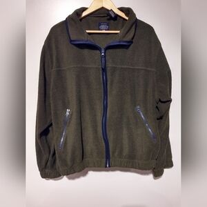 Men’s fleece jacket service green